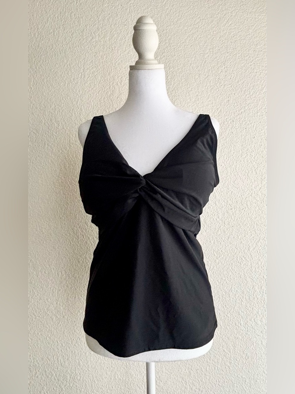 Women's tankini swimwear twisted bathing suit top. -New